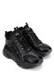 Women's Vegan Black/Black Sneakers & Sports Boots - 2