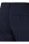 Navy Blue Slim Fit Cotton Blend Canvas Pants 50292336-Vr033 - 6