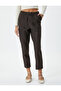 Carrot Trousers with Lace Waist and Pocket Detail - 3