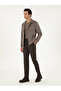 Brown Slim Fit Fabric Trousers 50292514-Vr029