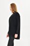 Women's Black Oversized Knitwear Tunic 1201 - 4