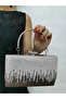 Beegi̇ Concept Women's Evening Dress Stone Silver Chain Wedding Night Party Bag - 3