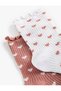 Set of 2 Socks with Hearts - 3