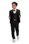 Children's Groom Suit with Jacket and Vest and Chain Detail