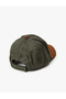 Kep Hat with Suede Appearance and Slogan - 2