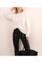 Jm Ecru Crew Neck Bearded Knitwear Sweater - 2