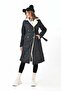 Women’s Maxi-Length Fur-Trimmed Quilted Coat - 8