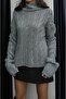Gray Grant Fisherman Sweater - 4