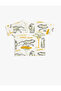 T-Shirt Tiger Printed Short Sleeve Crew Neck Cotton - 2