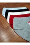 corded fabric plus size women's panties bato high waist 5-piece economical pack - 3