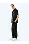 Oversize Cotton Stitching Detailed Cargo Straight Jeans - 2