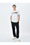 Elastic Leg Oversize Raster Waist Lace-Up Jogger Sports Sweatpants