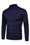 Half-Necked Textured Knitting Sweater - 2