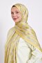 Oil Green Square Chain Pattern Angel Shawl - 2
