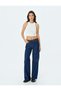Wide Leg Indigo Women's Jean Pants 5Sal40144Md - 2