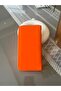 Large Size Orange Zipper Detailed Single Compartment Orange Women's Wallet - 3