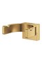 hooks, Selection hook double, wall mounting, concealed fixing, 2 nails, brushed cool sun - 2
