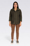 50058 Khaki Zippered Sports Jacket - 2