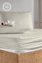 100% Cotton Cream Double Ranforce Fabric Fitted Sheet Pillowcases Set /160X200/180X200/