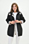 Transitional Quilted Women's Coats Plus Size Hooded Pack of Plaid - Slim Fit