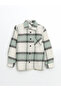 Lcw Kids Green Plaid Boy Shirt Jacket