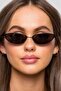 Unisex Xenia Black Framed Sunglasses - 4