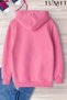 Children's Unprinted Hooded Pocketless Sweatshirt - 2