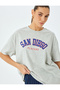 Crew Neck Short Sleeve Printed T-Shirt