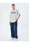 Crew Neck Short Sleeve Printed T-Shirt - 2