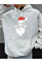 Merry Christmas Printed Unisex Hooded Sweatshirt