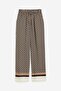Twill drawstring trousers