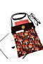 Hanging - Book / Tablet / Ebook Bag - Detachable Strap (Mushrooms) - 2