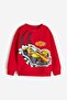 Oversized printed sweatshirt
