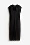 Raffia-look kaftan dress