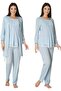 Women's Maternity Pajama Set with Dressing Gown