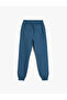 Cotton Jogger Trousers with Tie Waist Pocket Detail - 2