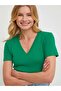 Slim Fit V - Neck Organic Cotton T-Shirt