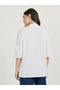 Oversized Slogan Print Exaggerated Sleeves T-Shirt - 4