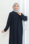 Robalı Mevlana Cut Daily Ferace Navy Blue - 4