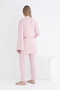 Short Sleeve Suitable for Breastfeeding Maternity and Maternity Pajamas Set with Ruffle Detail - 2