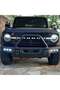 Ford Bronco 21-25 Triple LED Fog Light Kit for Steel Bumper, Yellow - 4