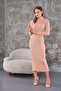 Corded Knitwear Dress