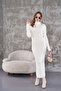 Corded Knitwear Dress - 2