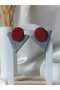 Women's Burgundy Polymer Clay Earrings with Steel Earring Apparatus - 2