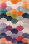 Paris Collection Multicolor Puzzle Detailed Patchwork Patterned Creative Modern Decorative Carpet 127 - 4
