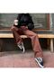 Wide Leg Baggy Pipe Leg Straight Classic Trousers Jeans - 2