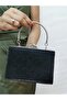 Soave Collection Women's Evening Dress Snake Black Shiny Chain Wedding Night Party Bag