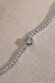 Silver Color Heart Figured Waterway Bracelet