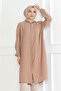 Women's Tesseture Clothing Araboy Plain Aerobin Casual Coffee Cap&Ferace - 4