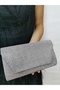 Beegi̇ Concept Women's Evening Dress Big Stone Platinum Chain Wedding Night Party Bag - 3
